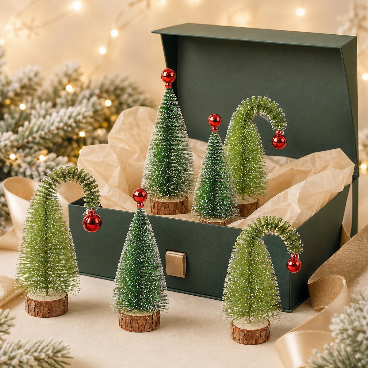 Veltravia® Snowy Mini Trees