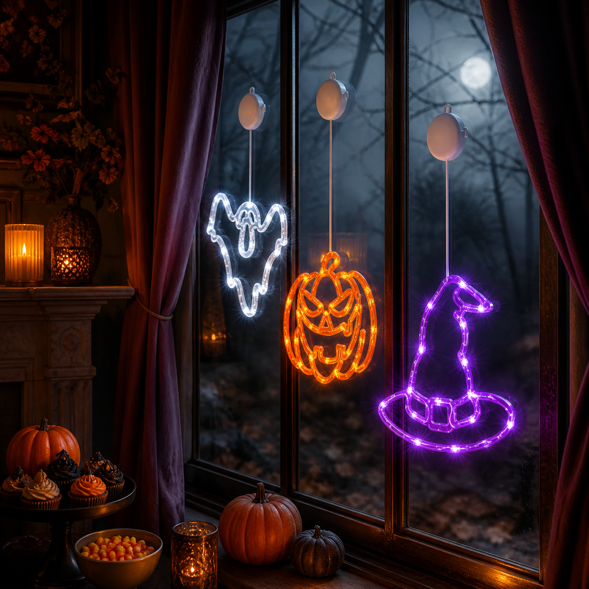 Veltravia® Halloween Window Lights