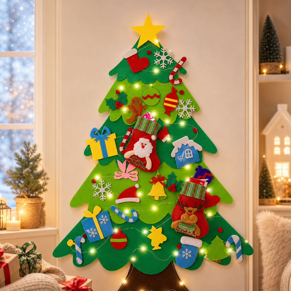 Veltravia® Felt Christmas Tree Set