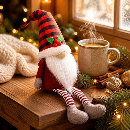 Veltravia® Plaid Holiday Gnomes