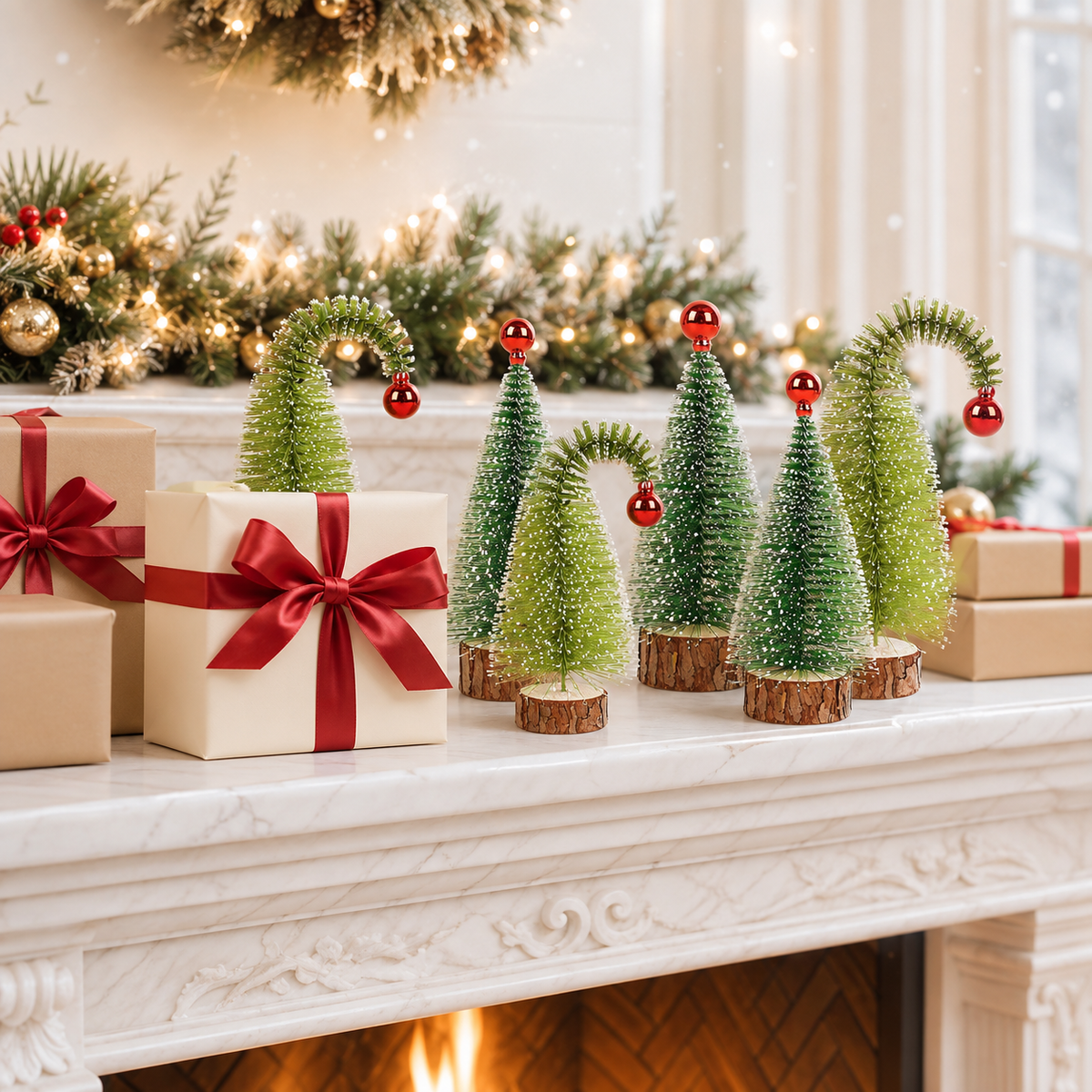Veltravia® Snowy Mini Trees