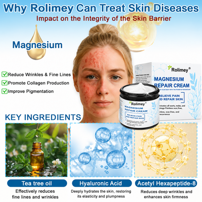 ✅Official Brand Shop丨 Rolimey® Magnesium Skin Repair Cream—Tightening for Skin Types