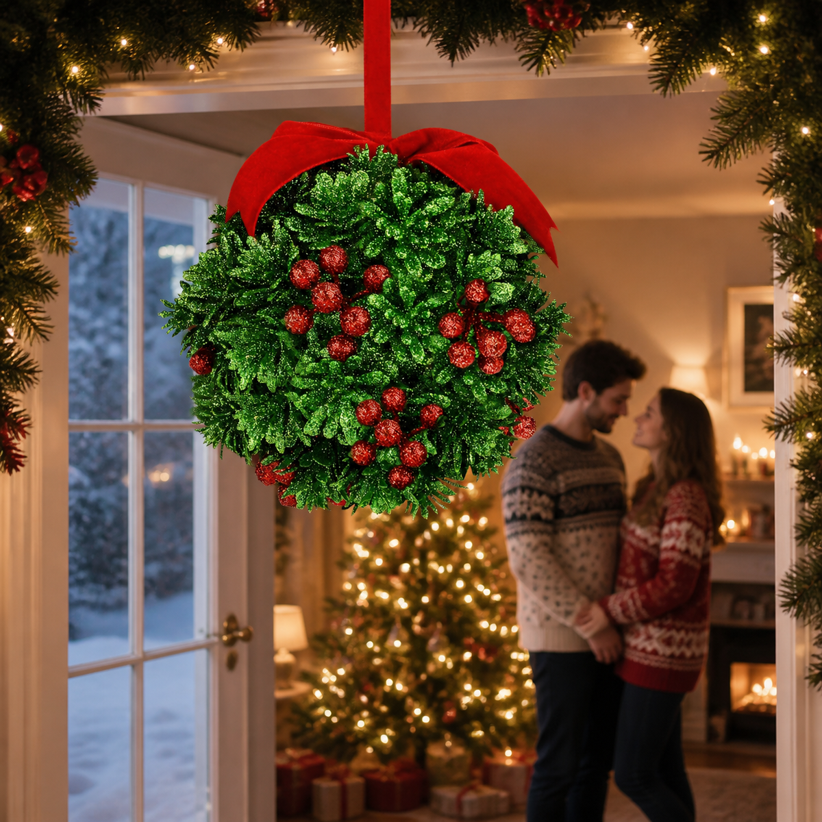 Veltravia® Mistletoe Kissing Ball