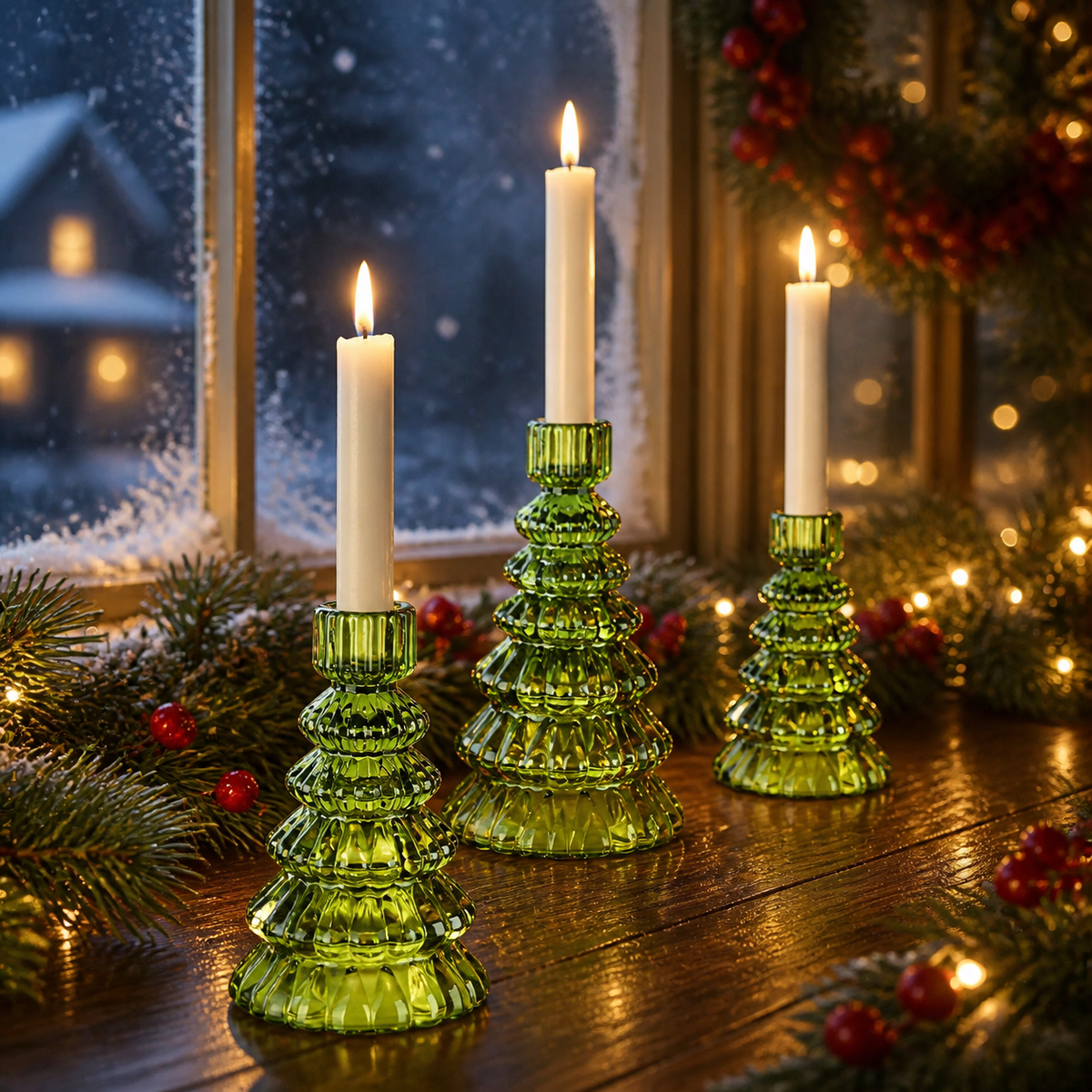 Veltravia® Sculpted Tree Candle Holder