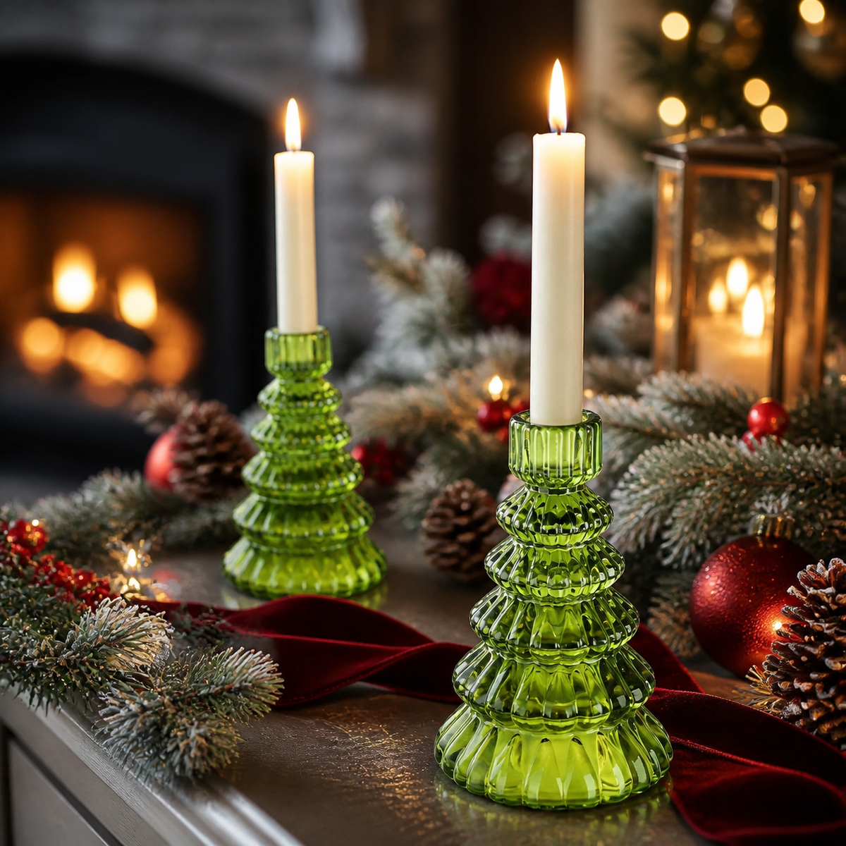 Veltravia® Sculpted Tree Candle Holder