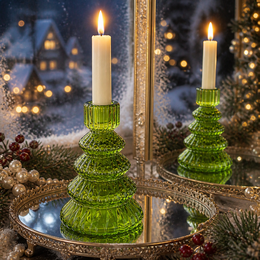 Veltravia® Sculpted Tree Candle Holder